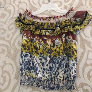 Bebe Off the Shoulder Blouse